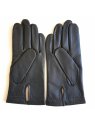 Poujade P60DS/TACTIL gants homme baguette soie henri gants-homme