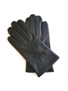 Poujade P60DS/TACTIL gants homme baguette soie henri gants homme
