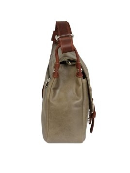 Frandi 814.05 - CUIR DE VACHETTE - KAKI sac besace camille frandi Sacs à mains