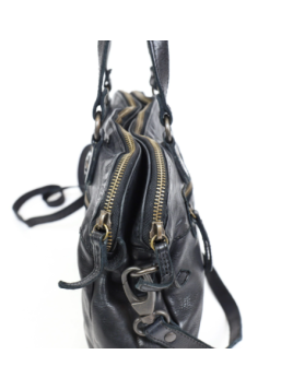 Bear Design CL40085 - CUIR DE VACHETTE - NOI sac shopping lieke multipoche bear shopping