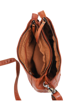 Bear Design MJ1868 - CUIR DE VACHETTE - COGN sac trotteur kiki bear Sacs à mains