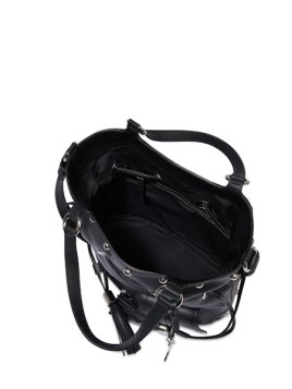 Lancel A13381 - CUIR DE VACHETTE - NOIR premier flirt de lancel m Sacs à mains