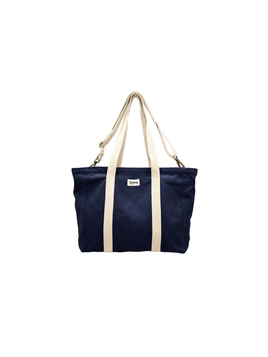 hindbag CESAR - COTON - NAVY sac cabas a4 hindbag césar shopping