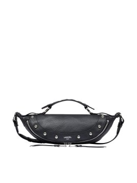 Lancel A13379 - CUIR DE VACHETTE - NOIR sac porté croisé zippé s origami rivets de lancel Sacs à mains