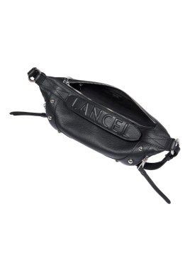 Lancel A13379 - CUIR DE VACHETTE - NOIR sac porté croisé zippé s origami rivets de lancel Sacs à mains