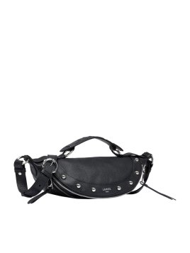 Lancel A13379 - CUIR DE VACHETTE - NOIR sac porté croisé zippé s origami rivets de lancel Sacs à mains