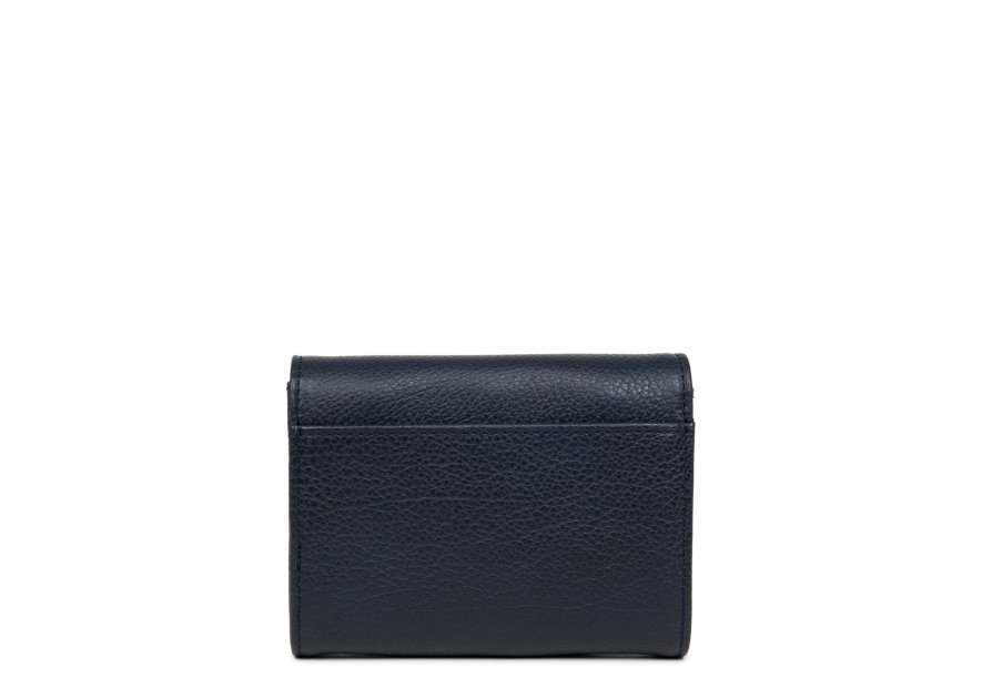 Lancaster 129-19 - CUIR DE VACHETTE - BLEU porte monnaie rabat pm dune lancaster Porte-monnaie Femme