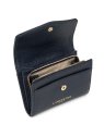 Lancaster 129-19 - CUIR DE VACHETTE - BLEU porte monnaie rabat pm dune lancaster porte-monnaie-femme