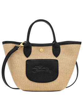 Longchamp 10307HGK - TOILE EFFET PAILLE/CU le panier pliage porté travers xs Sacs à mains