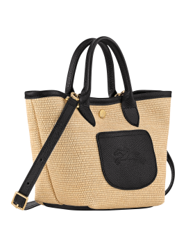 Longchamp 10307HGK - TOILE EFFET PAILLE/CU le panier pliage porté travers xs Sacs à mains