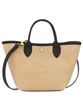 Longchamp 10307HGK - TOILE EFFET PAILLE/CU le panier pliage porté travers xs Sacs à mains