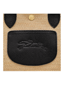 Longchamp 10307HGK - TOILE EFFET PAILLE/CU le panier pliage porté travers xs Sacs à mains