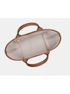 Longchamp 10307HGK - TOILE EFFET PAILLE/CU le panier pliage porté travers xs Sacs à mains