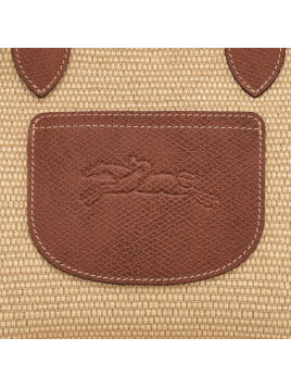 Longchamp 10307HGK - TOILE EFFET PAILLE/CU le panier pliage porté travers xs Sacs à mains