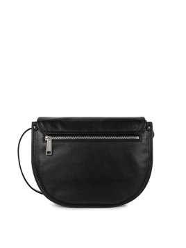 Lancaster 576-002 - CUIR DE VACHETTE - NOI sac bandoulière rabat soft selma lancaster Sacs à mains