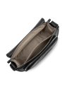 Lancaster 576-002 - CUIR DE VACHETTE - NOI sac bandoulière rabat soft selma lancaster sacs-a-mains