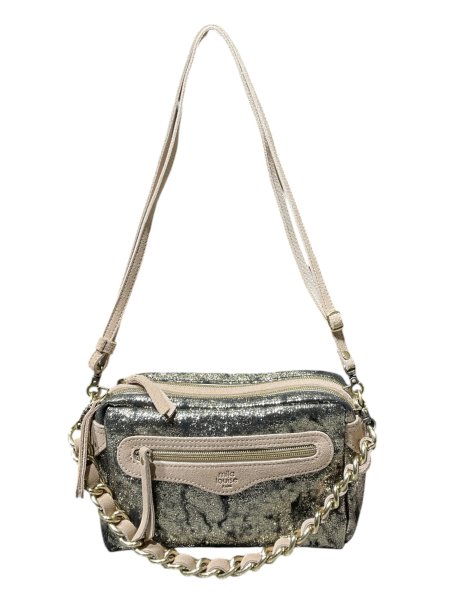 Mila Louise MASA CU - TOILE DE COTON ET CUIR petit trotteur porté travers masa mila louise Sacs à mains
