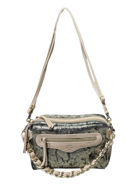 Mila Louise MASA CU - TOILE DE COTON ET CUIR petit trotteur porté travers masa mila louise sacs-a-mains