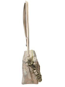 Mila Louise MASA CU - TOILE DE COTON ET CUIR petit trotteur porté travers masa mila louise Sacs à mains