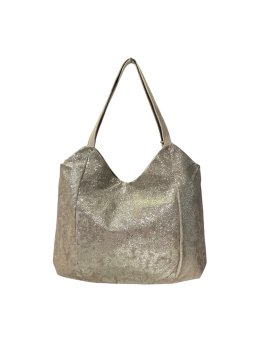 Mila Louise NAOMI CU - TOILE ET CUIR - CRÈME cabas porté épaule naomi de mila louise shopping