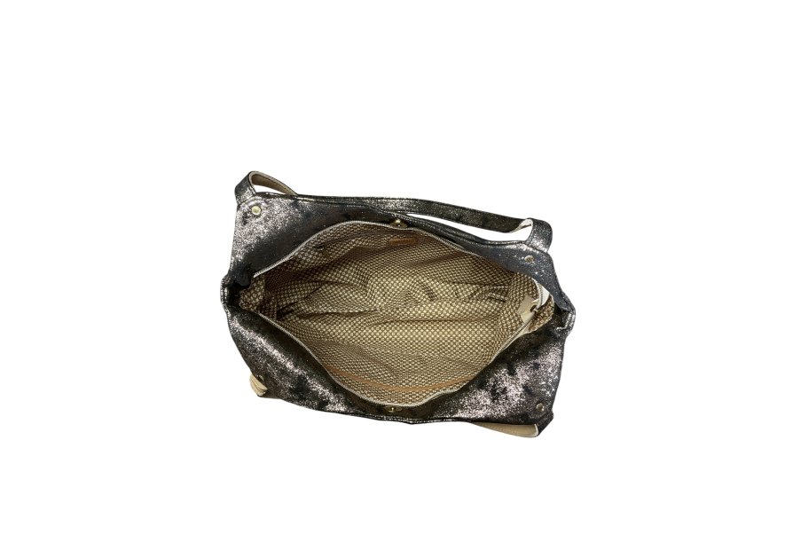 Mila Louise NAOMI CU - TOILE DE COTON ET CUI cabas porté épaule naomi de mila louise shopping