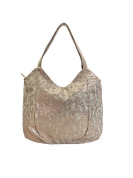 Mila Louise NAOMI CU - TOILE DE COTON ET CUI cabas porté épaule naomi de mila louise shopping