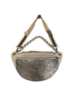 Mila Louise PETRA M CU - TOILE ET CUIR - CRÈ banane petra m cu Sacs à mains