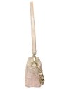Mila Louise MAMA W - CUIR DE VACHETTE - ROSÉ trotteur double zip tressé mama w de mila louise sacs-a-mains