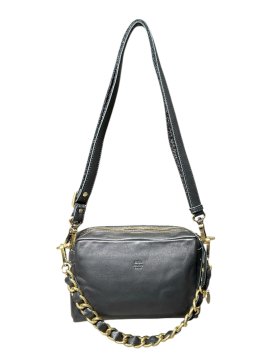 Mila Louise MAMA C. - CUIR DE VACHETTE - NOI trotteur double zips mama c de mila louise Sacs à mains