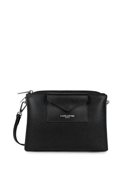 Lancaster 517-100 - POLYAMIDE/CUIR - NOIR sac bandoulière m trotteur maya lancaster Sacs à mains