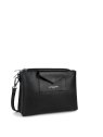 Lancaster 517-100 - POLYAMIDE/CUIR - NOIR sac bandoulière m trotteur maya lancaster sacs-a-mains