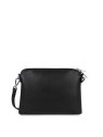 Lancaster 517-100 - POLYAMIDE/CUIR - NOIR sac bandoulière m trotteur maya lancaster sacs-a-mains