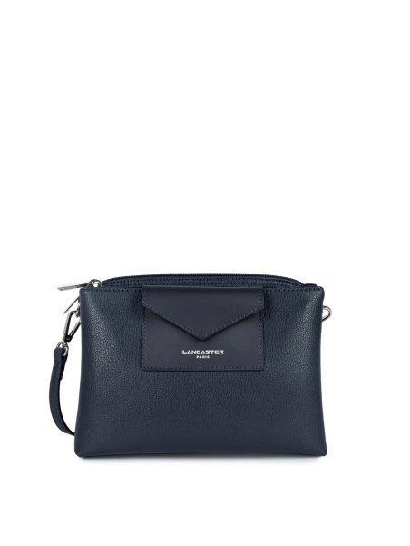 Lancaster 517-100 - POLYAMIDE/CUIR - BLEU  sac bandoulière m trotteur maya lancaster Sacs à mains