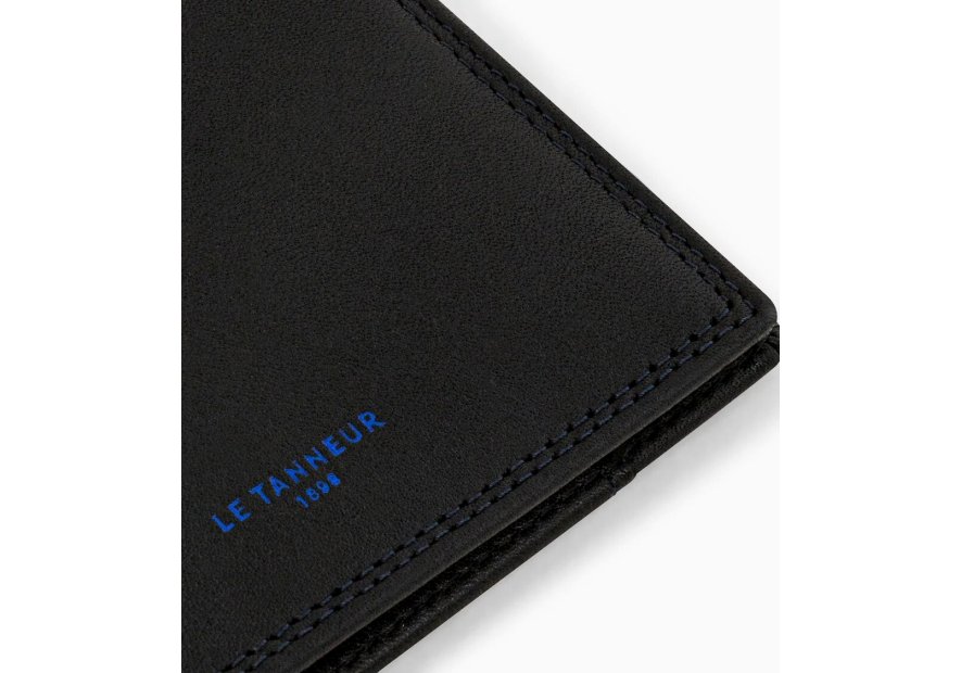 Le Tanneur TMIN3516 - CUIR DE VACHETTE - NO porte cartes horizontal avec poche billets martin porte cartes