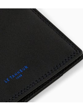 Le Tanneur TMIN3516 - CUIR DE VACHETTE - NO porte cartes horizontal avec poche billets martin porte cartes