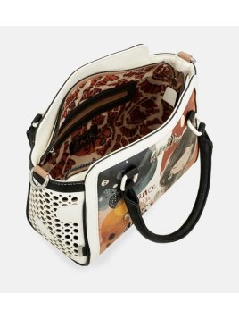 Anekke 40701-032 - POLYURÉTHANE - NOIR sac bowling alma Sacs à mains