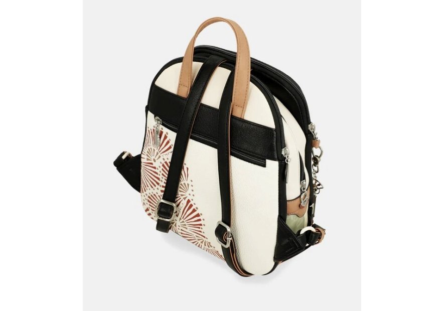 Anekke 40705-044 - POLYURÉTHANE - NOIR sac à dos alma 3 compartiments Sacs à mains