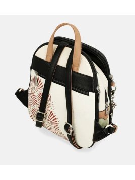 Anekke 40705-044 - POLYURÉTHANE - NOIR sac à dos alma 3 compartiments Sacs à mains