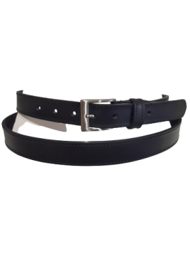 Les Ateliers Foures 50618 - CUIR CROUPON - NOIR les ateliers foures-ceinture-croupon-50618