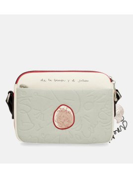 Anekke 40763-349 - POLYURÉTHANE - NOIR sac bandoulière à rabat ovale alma Sacs à mains