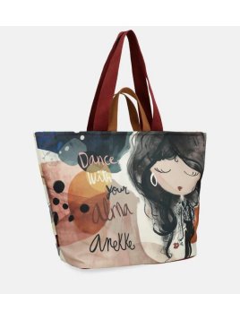 Anekke 40474-211 - POLYESTER - NOIR sac shopping m shopping