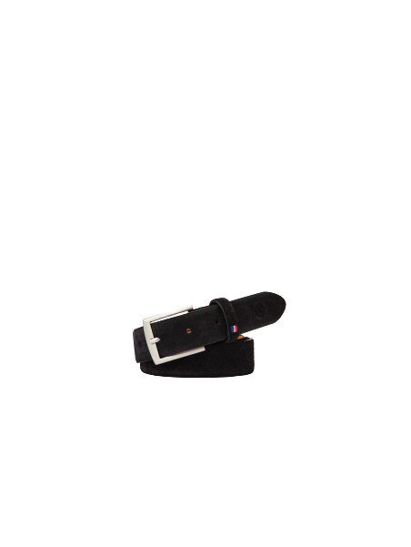 Serge Blanco MT12177A - NUBUCK - NOIR ceinture en daim