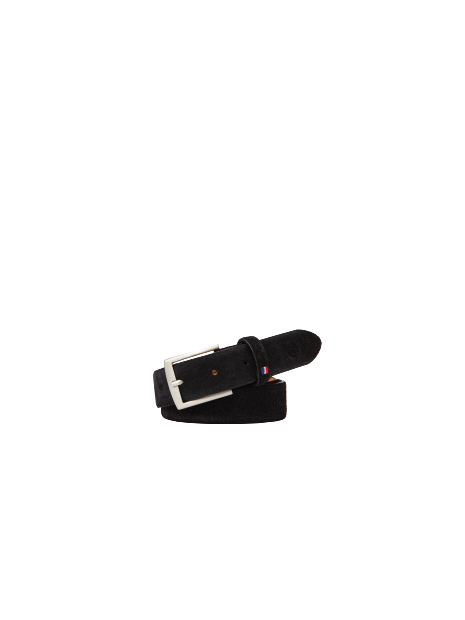 Serge Blanco MT12177A - NUBUCK - NOIR ceinture en daim ceintures