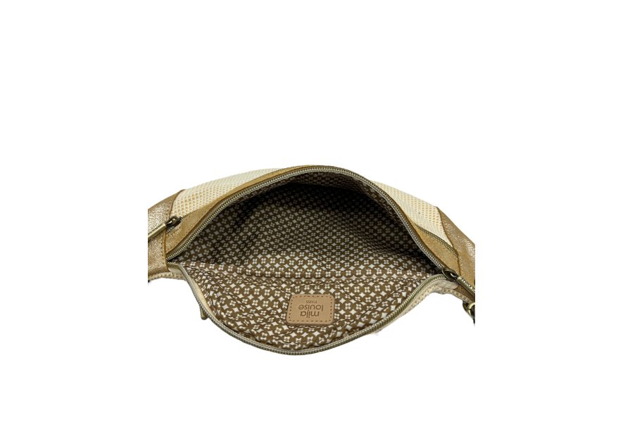 Mila Louise PETRA FB - POLYESTER/CUIR - JAUN banane porté travers Sacs à mains