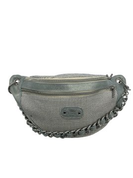 Mila Louise PETRA FB - POLYESTER/CUIR - AZUR banane porté travers Sacs à mains