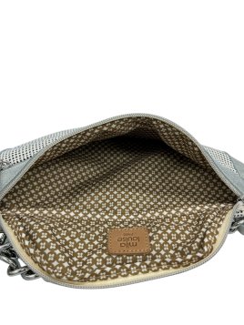 Mila Louise PETRA FB - POLYESTER/CUIR - AZUR banane porté travers Sacs à mains