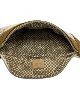 Mila Louise PETRA FB - POLYESTER/CUIR - CAME banane porté travers Sacs à mains