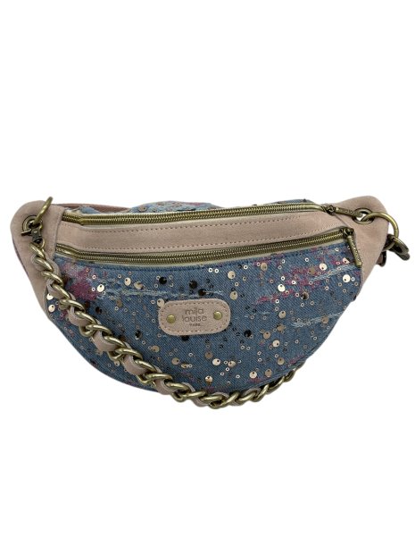 Mila Louise PETRA JN - CUIR DE VACHETTE - RO banane porté travers sacs-a-mains