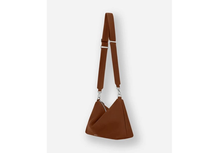 Les Ateliers Foures I526 - CUIR DE VACHETTE - FAUVE sac porté croisé grand modéle Sacs à mains