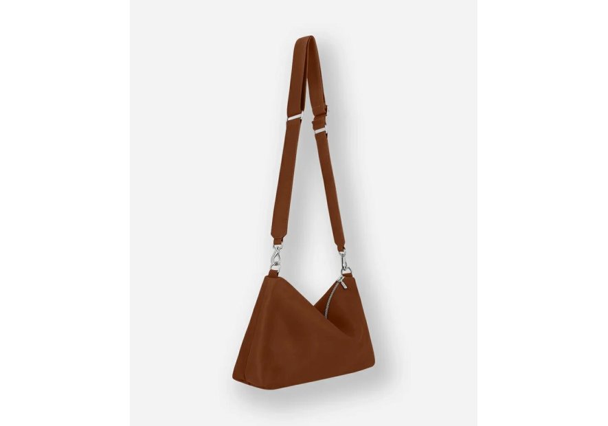 Les Ateliers Foures I526 - CUIR DE VACHETTE - FAUVE sac porté croisé grand modéle Sacs à mains